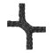 Cawila Tornetz 1,20 x 0,80m | Tiefe 0,70 x 0,70m | Maschenweite 10cm | Stärke 3mm | schwarz - schwarz