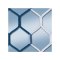 Cawila Tornetz HEXA 5,15x2,05m | Tiefe 1,0x1,0m | Maschenweite 12cm | Stärke 4mm | blau/weiß - blau