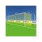 Cawila Tornetz 5,15x2,05m | Tiefe 1,0x1,0m | Maschenweite 12cm | Stärke 4mm | gelb - gelb