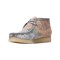 Clarks Wallabee Boots Sneaker Damen Blau - blau