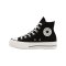 Converse Chuck Taylor AS Lift Hi Damen Schwarz - schwarz