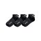 Erima 3-Pack Kurzsocken Schwarz - Schwarz