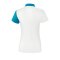 Erima 5-C Poloshirt Damen Weiss Blau - Weiss