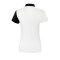Erima 5-C Poloshirt Damen Weiss Schwarz - Weiss