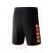 Erima 5-Cubes Short Schwarz Orange - schwarz