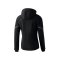 Erima Softshell Jacke Active Wear Damen Schwarz - schwarz