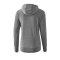 Erima Basic Kapuzenjacke Damen Grau - grau