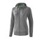 Erima Basic Kapuzenjacke Damen Grau - grau