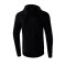 Erima Basic Kapuzenjacke Schwarz - schwarz