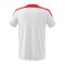 Erima Change by T-Shirt Weiss Rot - weiss