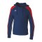 Erima Evo Star Hoody Blau Fnewnavyrot - blau