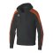 Erima EVO STAR Kapuzenjacke Kids Schwarz Fschwarzorange - schwarz