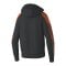 Erima Evo Star Kapuzenjacke Schwarz Fschwarzorange - schwarz