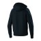 Erima EVO Star Kapuzenjacke Schwarz Grau - schwarz