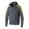 Erima Evo Star Trainingsjacke Grau Gelb - grau