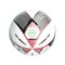 Erima Hybrid 2.0 Trainingsball 11TS Rot Schwarz - rot