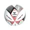 Erima Hybrid 2.0 Trainingsball 11TS Rot Schwarz - rot