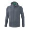 Erima Liga Star Kapuzenjacke Kids Grau Schwarz - grau