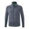 Erima Liga Star Trainingsjacke Kids Grau Schwarz - grau
