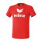 Erima Promo T-Shirt Kids Rot Weiss - rot