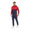 Erima Six Wings Kapuzenjacke Blau Rot - blau