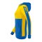 Erima Six Wings Kapuzenjacke Damen Blau Gelb - blau