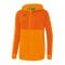 Erima Six Wings Kapuzenjacke Damen Orange - orange