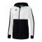 Erima Six Wings Kapuzenjacke Damen Schwarz - schwarz