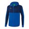 Erima SIX WINGS Kapuzenjacke Kids Blau - blau