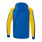 Erima Six Wings Kapuzenjacke Kids Blau Gelb - blau