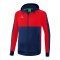 Erima Six Wings Kapuzenjacke Kids Dunkelblau - blau
