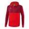 Erima Six Wings Kapuzenjacke Kids Rot - rot