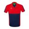 Erima Six Wings Poloshirt Blau Rot - blau