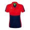 Erima Six Wings Poloshirt Damen Blau Rot - blau