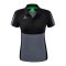 Erima Six Wings Poloshirt Damen Grau Schwarz - grau