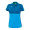 Erima Six Wings Poloshirt Damen Hellblau Türkis - blau