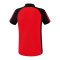 Erima Six Wings Poloshirt Rot Schwarz - rot