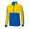 Erima Six Wings Präsentationsjacke Damen Blau Gelb - blau