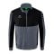 Erima Six Wings Präsentationsjacke Grau Schwarz - grau