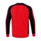 Erima Six Wings Sweatshirt Rot Schwarz - rot