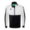 Erima Six Wings Trainingsjacke Schwarz Weiss - schwarz