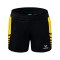 Erima Six Wings Worker Short Damen Schwarz Gelb - schwarz