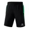 Erima Six Wings Worker Short Kids Schwarz Smaragd - schwarz