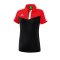 Erima Squad Poloshirt Damen Rot Schwarz - rot