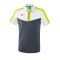 Erima Squad Poloshirt Weiss Grau - weiss
