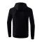 Erima Team Essential Hoody Schwarz Grau - schwarz
