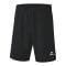 Erima Tennis Short ohne Innenslip Schwarz - schwarz
