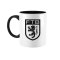 FT Braunschweig Tasse Wappen Schwarz - schwarz