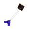Funtec Pro Beach Courtline 50 mm Tor Blau - blau