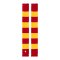 Galatasaray Istanbul 5 Stars Schal Kids Gelb - gelb